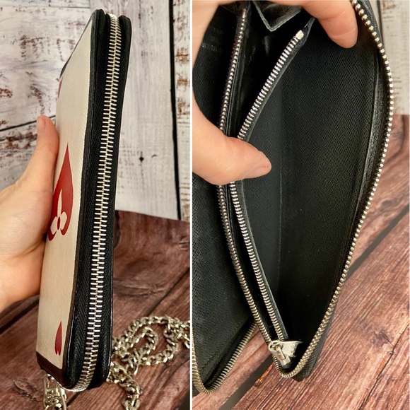 Louis Vuitton “game on” Black Zippy Wallet Custom - Picture 13 of 14